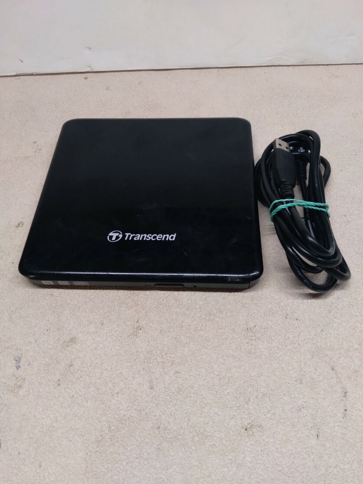 Transcend 8K Extra Slim Portable DVD Writer Optical Drive TS8XDVDS-K