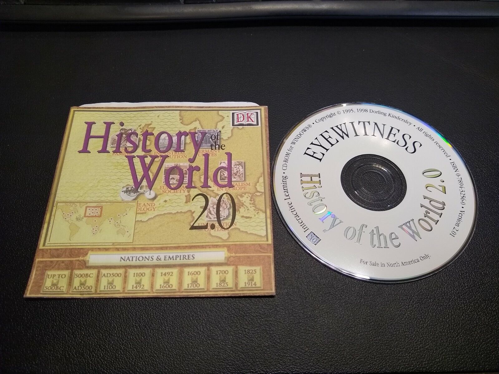 DK Interactive Eyewitness - History of the World 2.0 - PC CD Computer Software