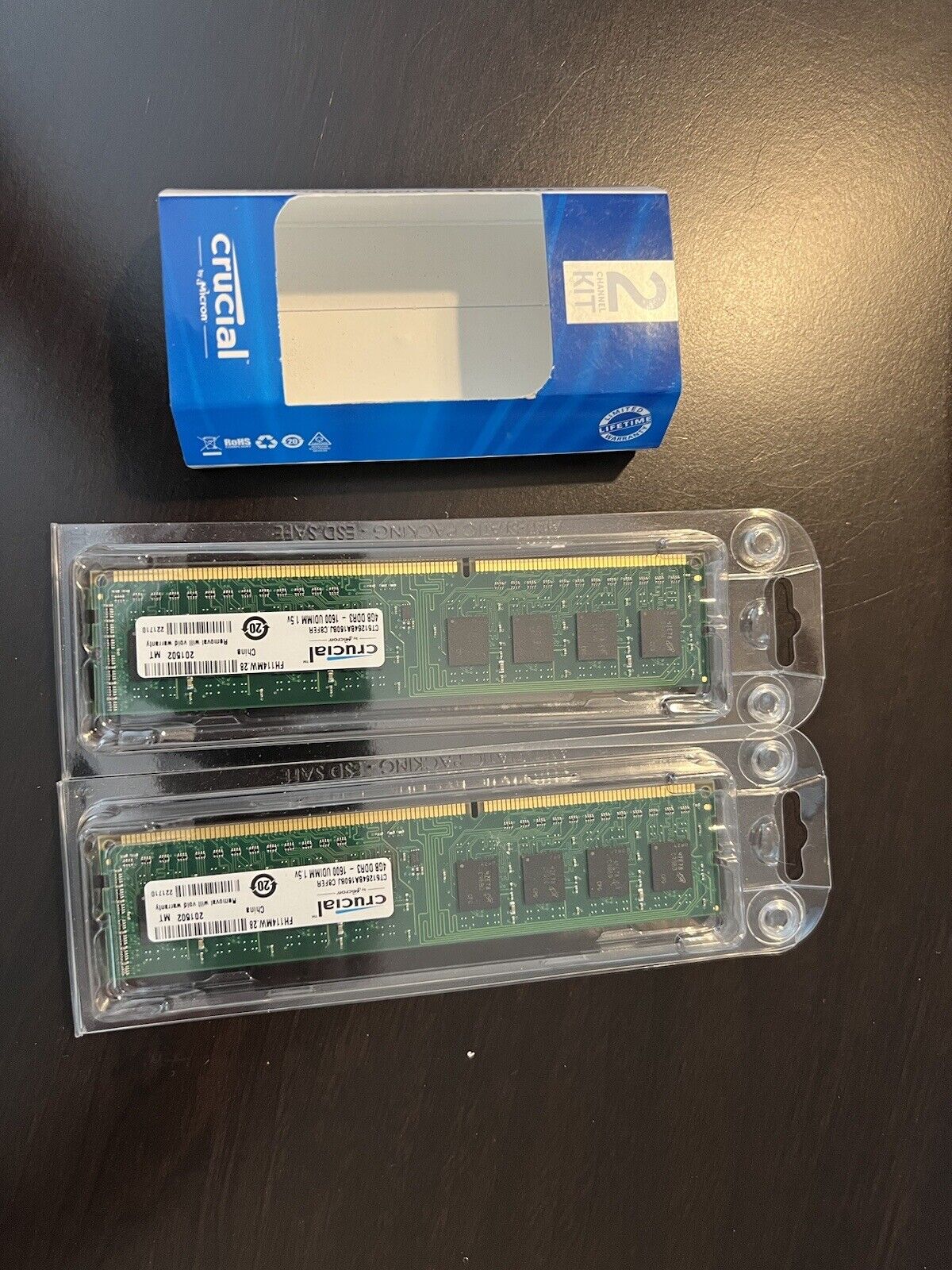 Crucial by Micron CRM-6108 Rev C - 2 Channel Kit Memory