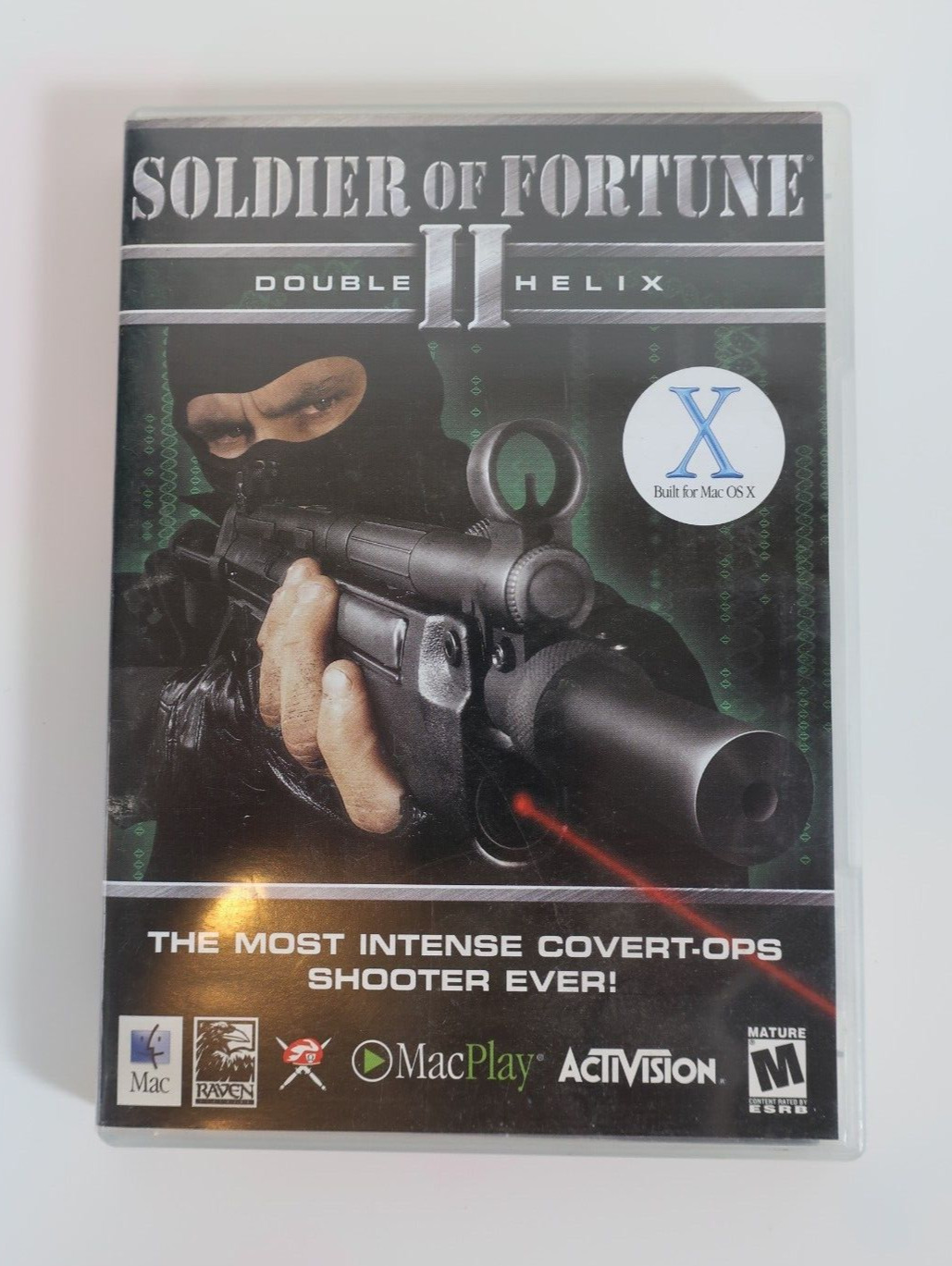 Vintage Soldier of Fortune Double Helix 2 iMac Apple Software Video Game 2002