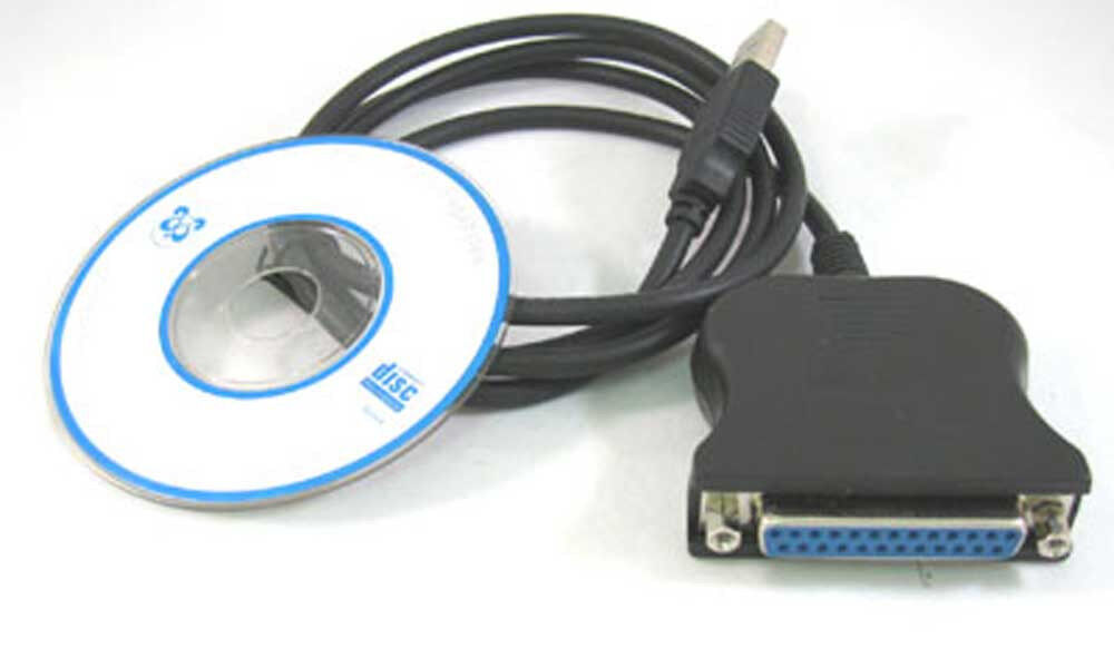 USB TO DB25 FEMALE PARALLEL CONVERTER ADAPTER CABLE