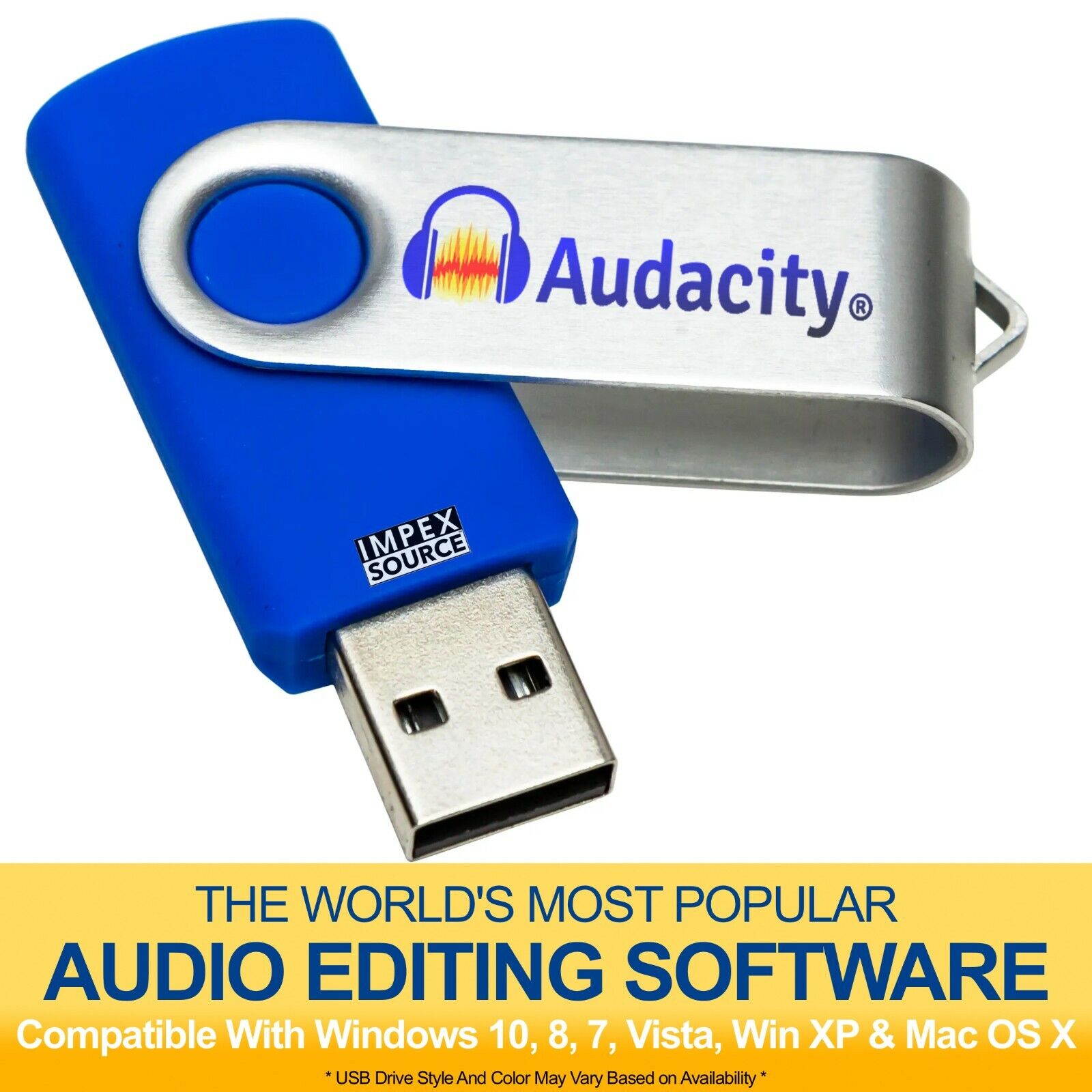 Audacity NEW USB Professional Audio Music Editing Recording Software Windows MAC