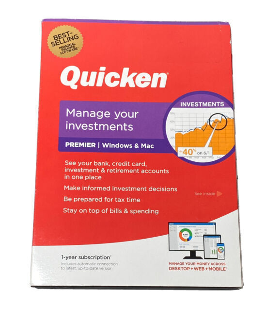 Quicken Premier Personal Finance Software for PC/Mac (QUI940800F072)