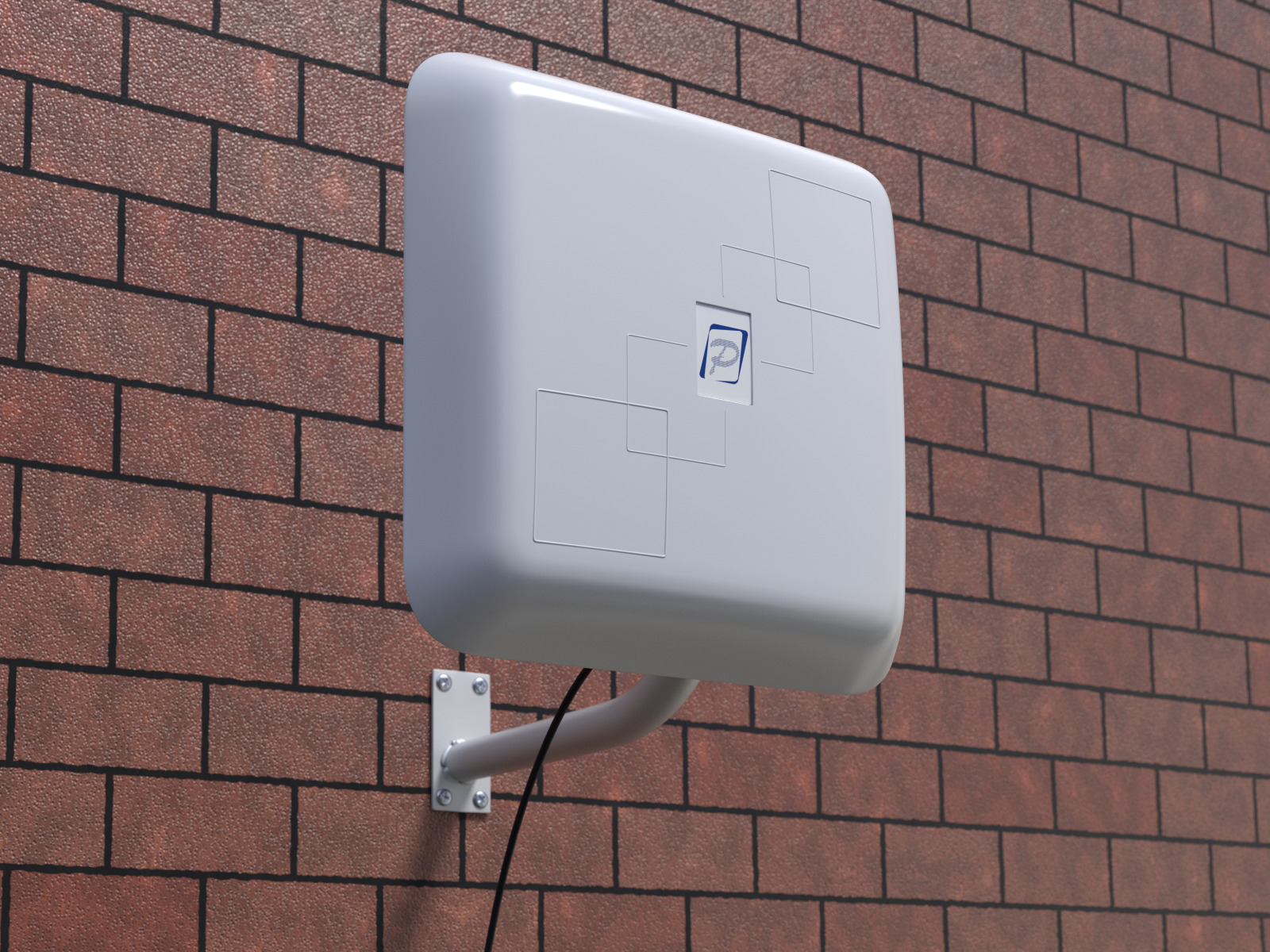 Outdoor WiFi Antenna BAS-2307 15 dB Extender Up To Half-Mile, 2.4/5GHz dual band