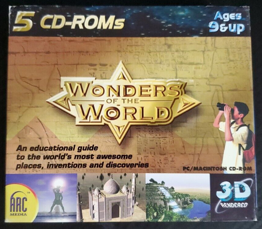 Wonders of the World | Educational CD-ROM Set of 5 | PC/Macintosh