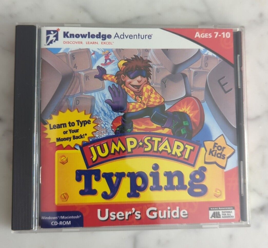 Jump Start TYPING Ages 7-10 (CD-ROM 1997)
