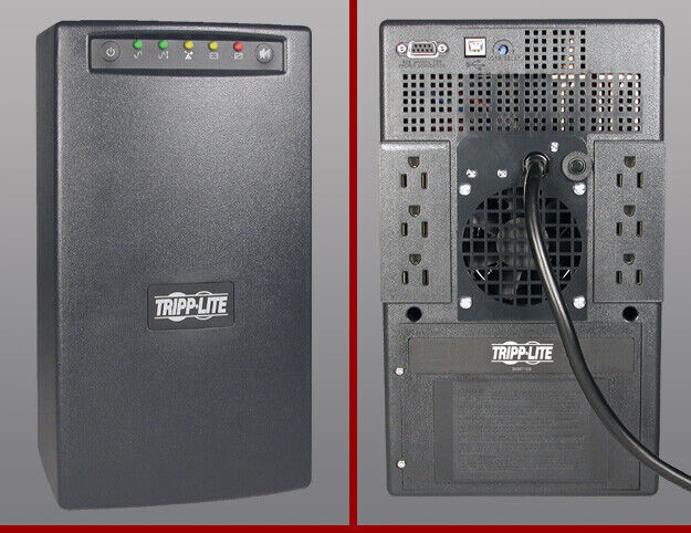 Tripp Lite SMART1500 1500VA 980W UPS Smart Tower AVR 120V USB DB9 SNMP for
