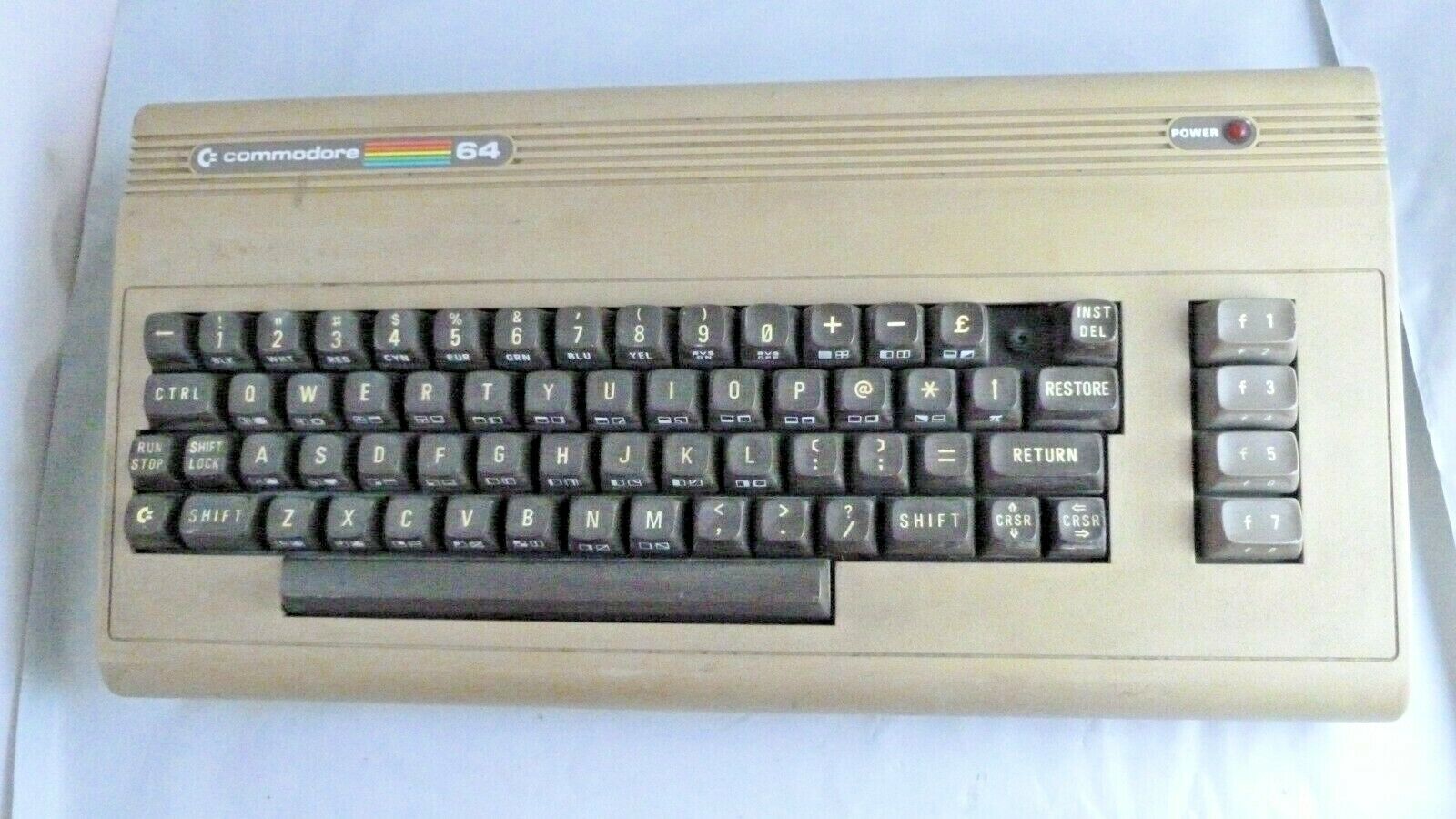 Vintage Original Commodore 64 Computer Keyboard C64 Beige Japan UNTESTED