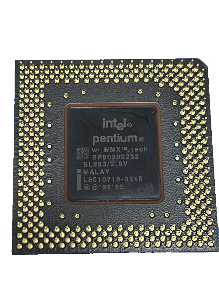 Intel Pentium MMX 233 BP80503233 SL293 2.8v Processor CPU 