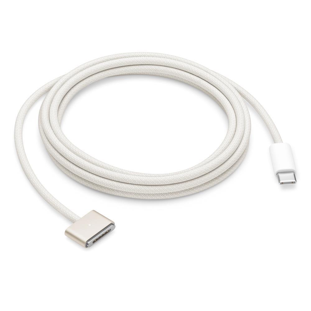 Genuine / Official Apple USB-C to MagSafe 3 Cable (2m) - Starlight - New