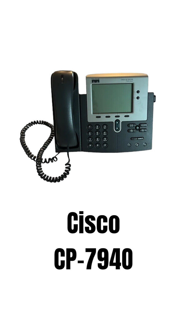 Cisco Business Phone and Power Cord Model CP-7940G IP