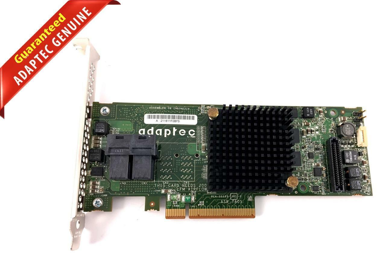 ASR-7805 Adaptec 2274100-R 6Gbps SAS SATA 1GB PCIe Gen3 Raid Controller Card