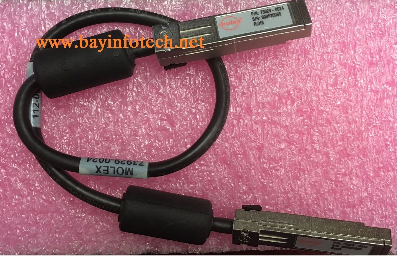 73929-0024 112-00084 X6530-R6 NetApp  SFP to SFP Small Plugable FC Cable 