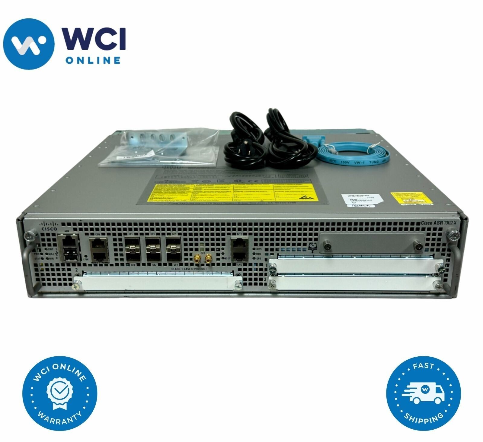 Cisco ASR1002X-20G-K9 with Dual AC - ASR1002-X w/ 20G Throughput and AES
