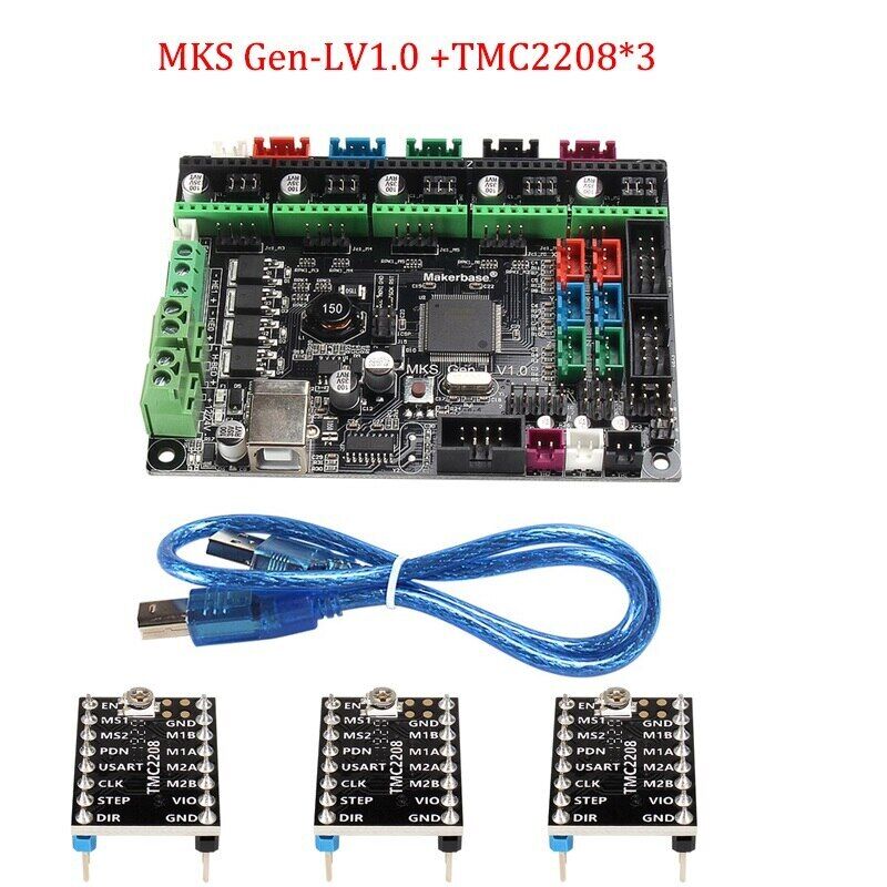 MKS Gen-L V 2.1 1.0 Control Board 3D Printer Partsfor Ramps1.4 A4988 DRV8825