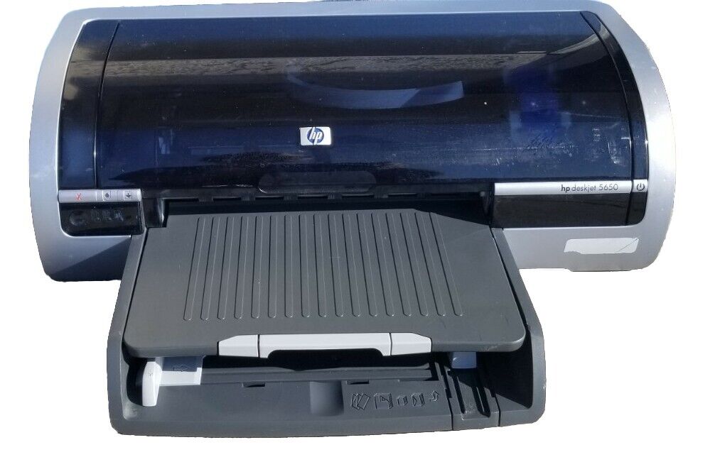 HP DeskJet 5650 Printer -AC Adapter-USB-Full tray