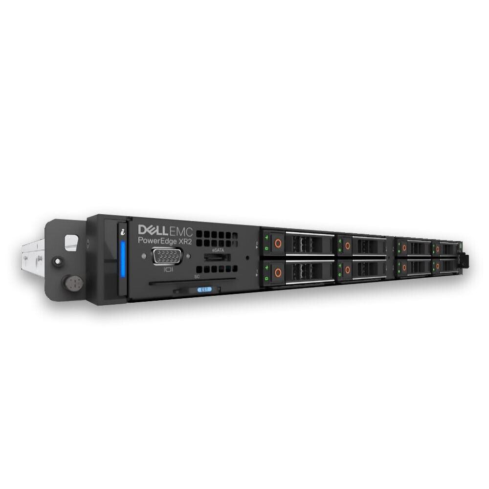 Dell EMC PowerEdge XR2 Server 2x Silver 4210 10C 64GB 2x 480GB SATA RI SSDH330