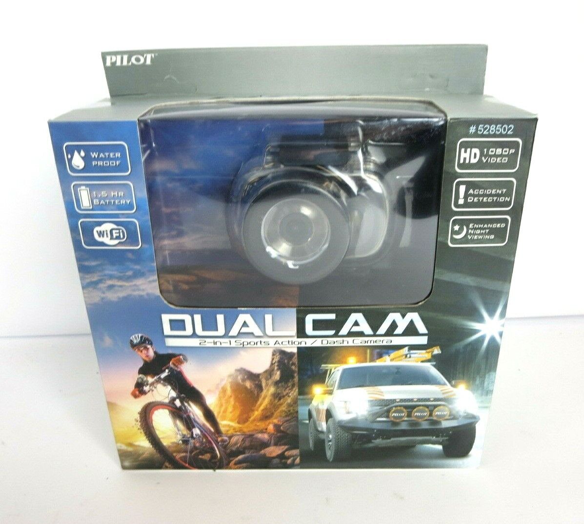 Pilot Automotive CL-3015 Dual Dashcam with WiFi Built-in 1.5\