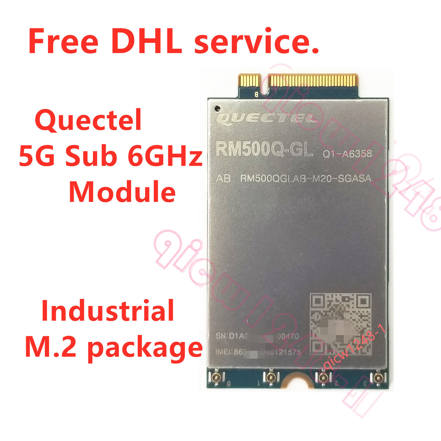 5G Sub 6GHz M.2 RM500Q module LTE-A coverage for IoT/eMBB compatible EM06 EM20-G