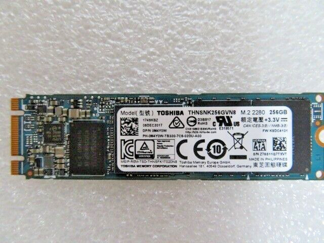 Toshiba SG5 THNSNK256GVN8 256 GB M.2 2280 80mm Solid State Drive