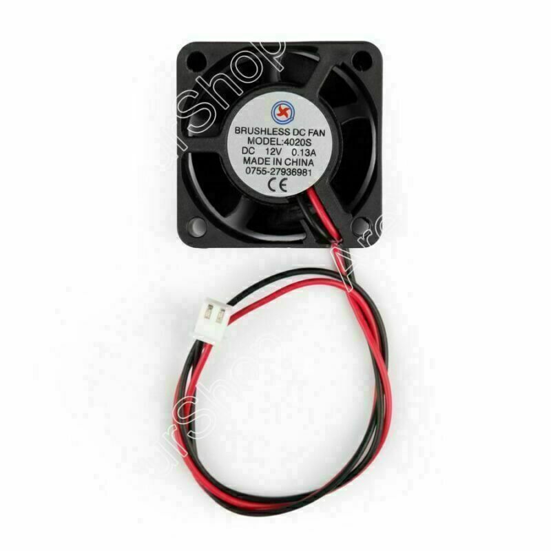 DC Brushless Cooling PC Computer Fan 12V 4020s 40x40x20mm 0.13A 2 Pin Wire UE