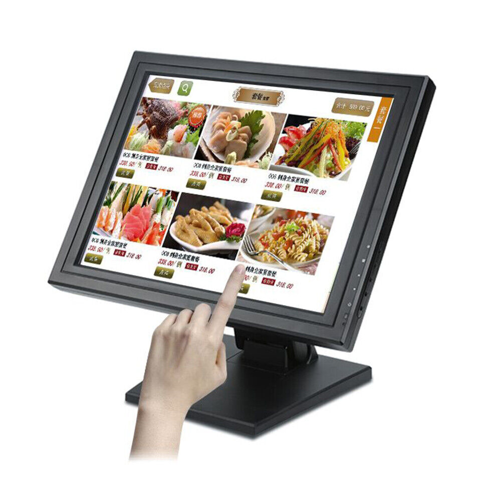 Portable 17 Touch Screen LCD Display LED Monitor USB VGA POS Windows7/8/10