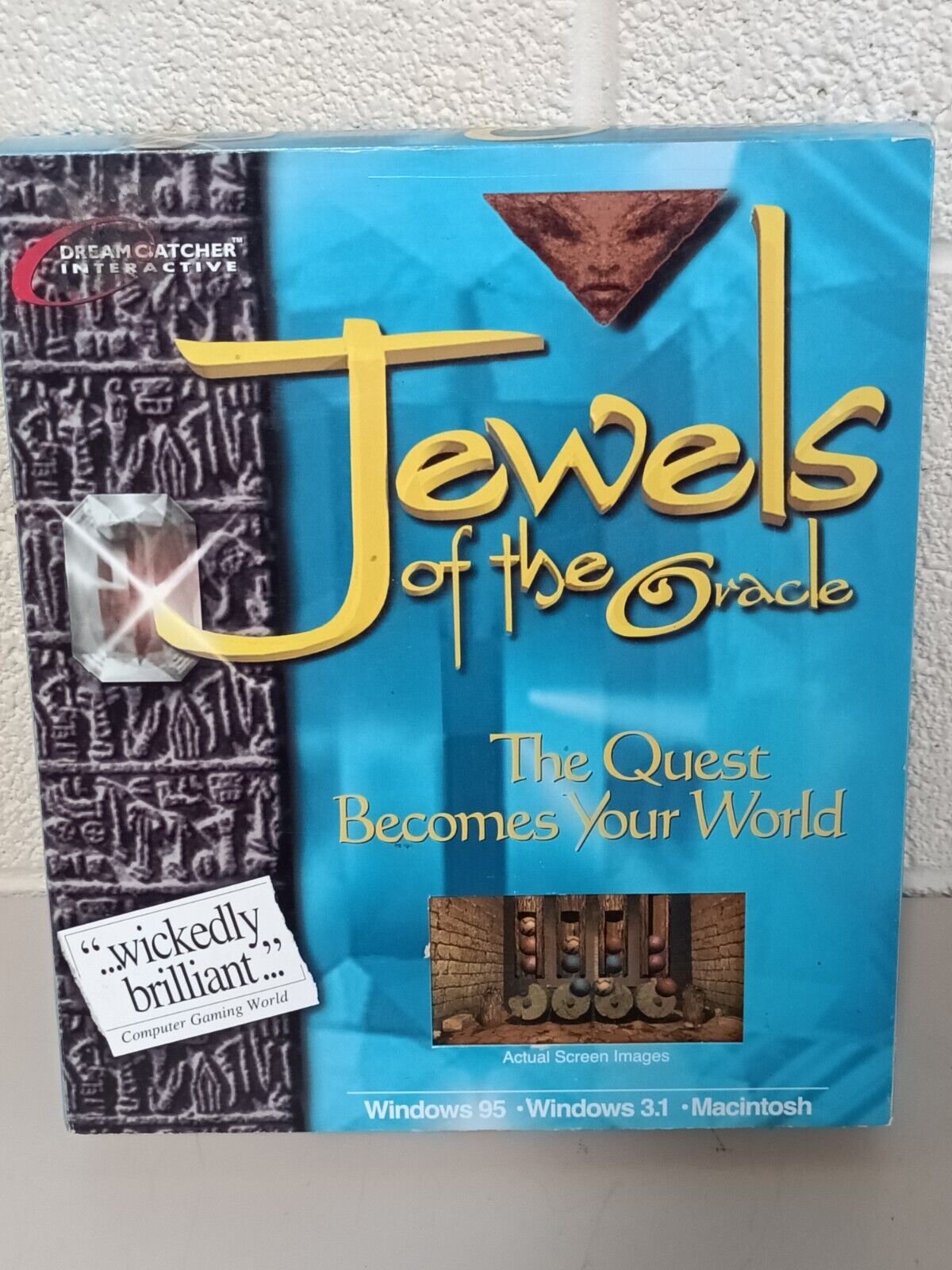 Jewels of the Oracle Windows 95/Windows 3.1/Macintosh Disc Game New Open Box