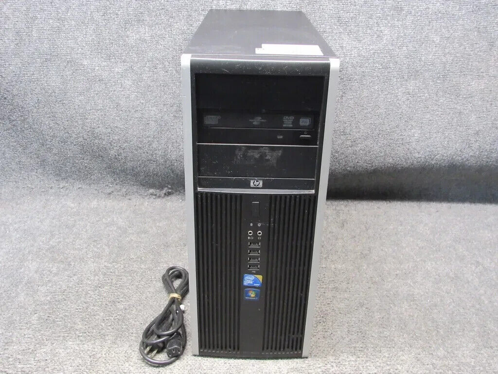 HP Compaq 8000 Elite CMT Intel Core 2 Duo E8400 3.0GHz 4GB RAM 250GB HDD NO OS