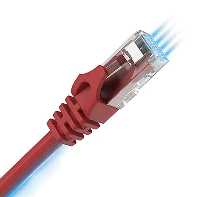 Zoerax Ethernet Cable CAT6 24AWG Gigabit High Speed 1000Mbps Internet Cable RJ45