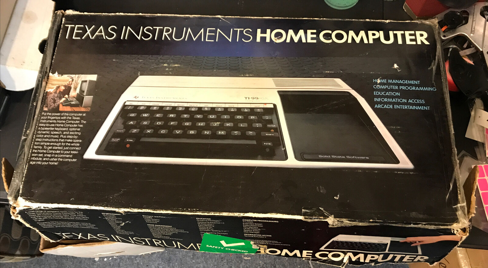 Texas Instruments TI Home Computer Complete In Box UNTESTED