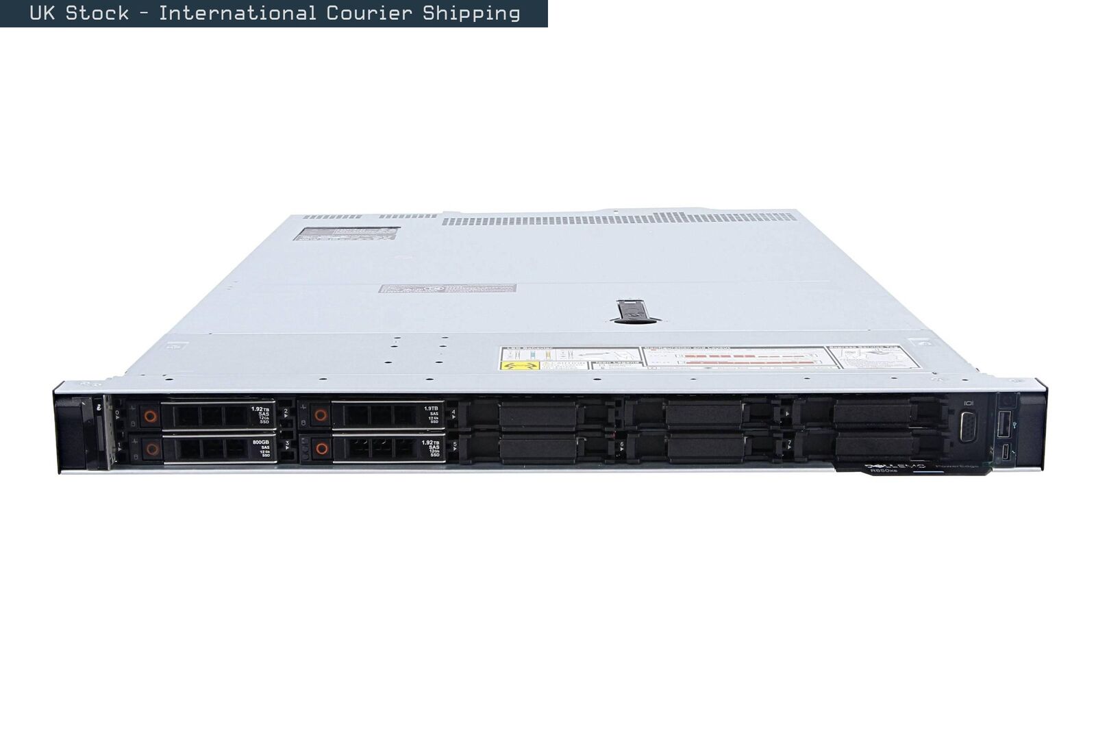 Dell PowerEdge R650xs - 2 x Silver 4310, 128GB, 4 x 1.2TB SAS, H745, iDRAC9 Ent