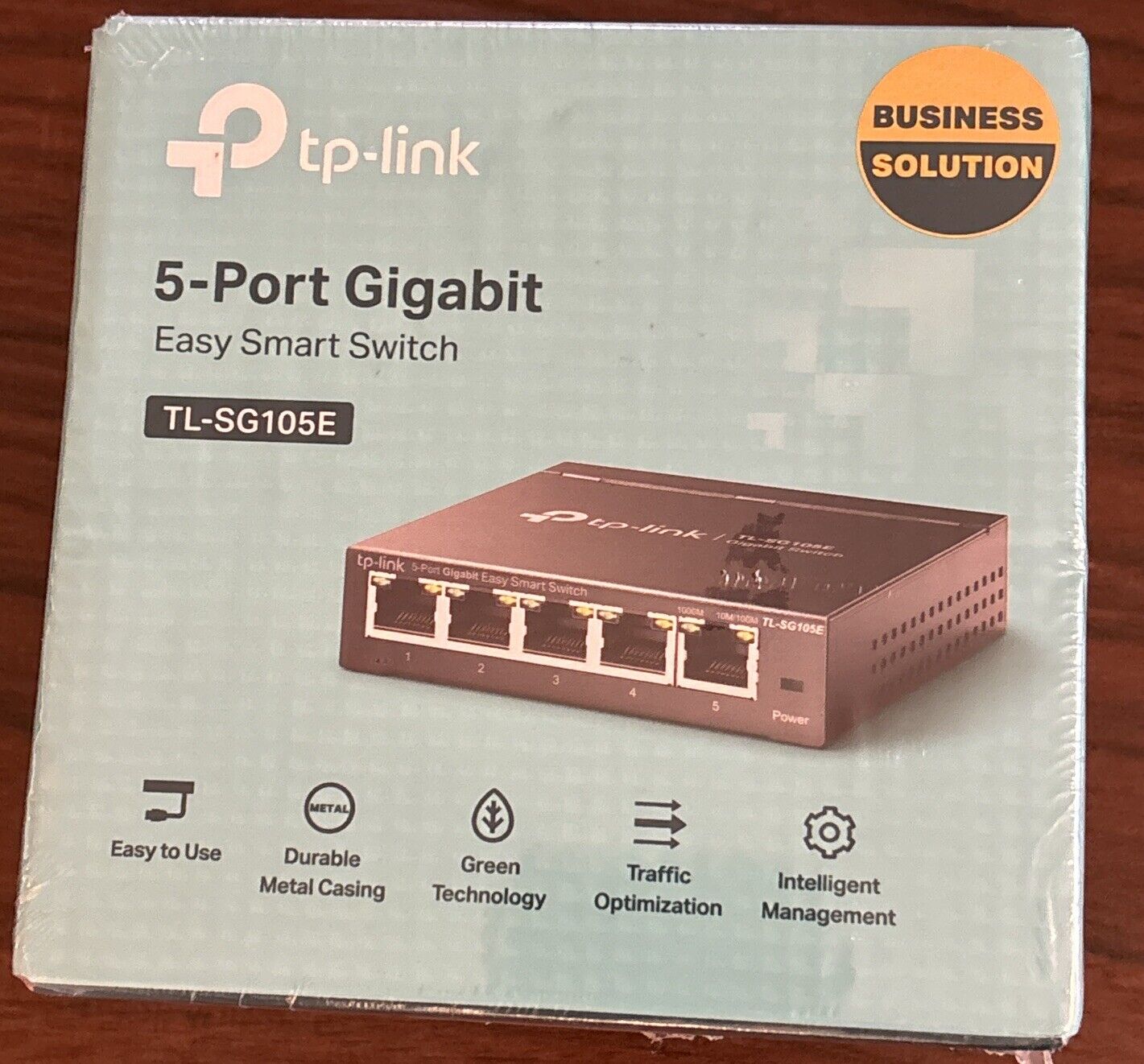 TP-Link TL-SG105E 5-Port Gigabit Easy Smart Switch (UN) - NEW