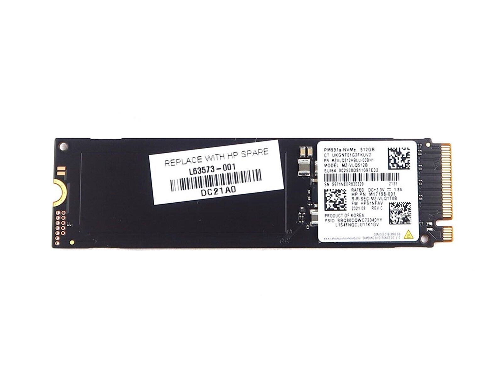 SAMSUNG MZ-VLQ512B 512GB PCIE 3.0 X4 M.2 2280 SSD M17198-001 MZVLQ512HBLU-00BH1