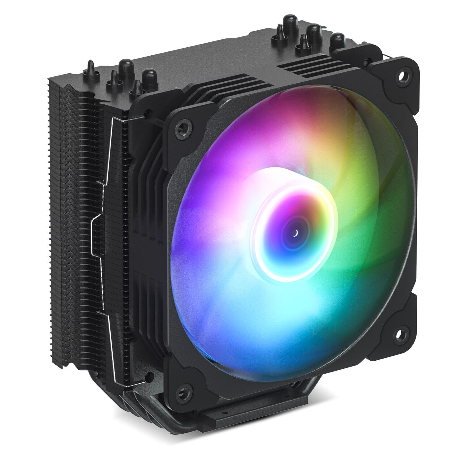 Vetroo V5 CPU Cooler PC Heatsink w/5 Heat pipes 120mm PWM Fan ARGB Fan AMD Intel