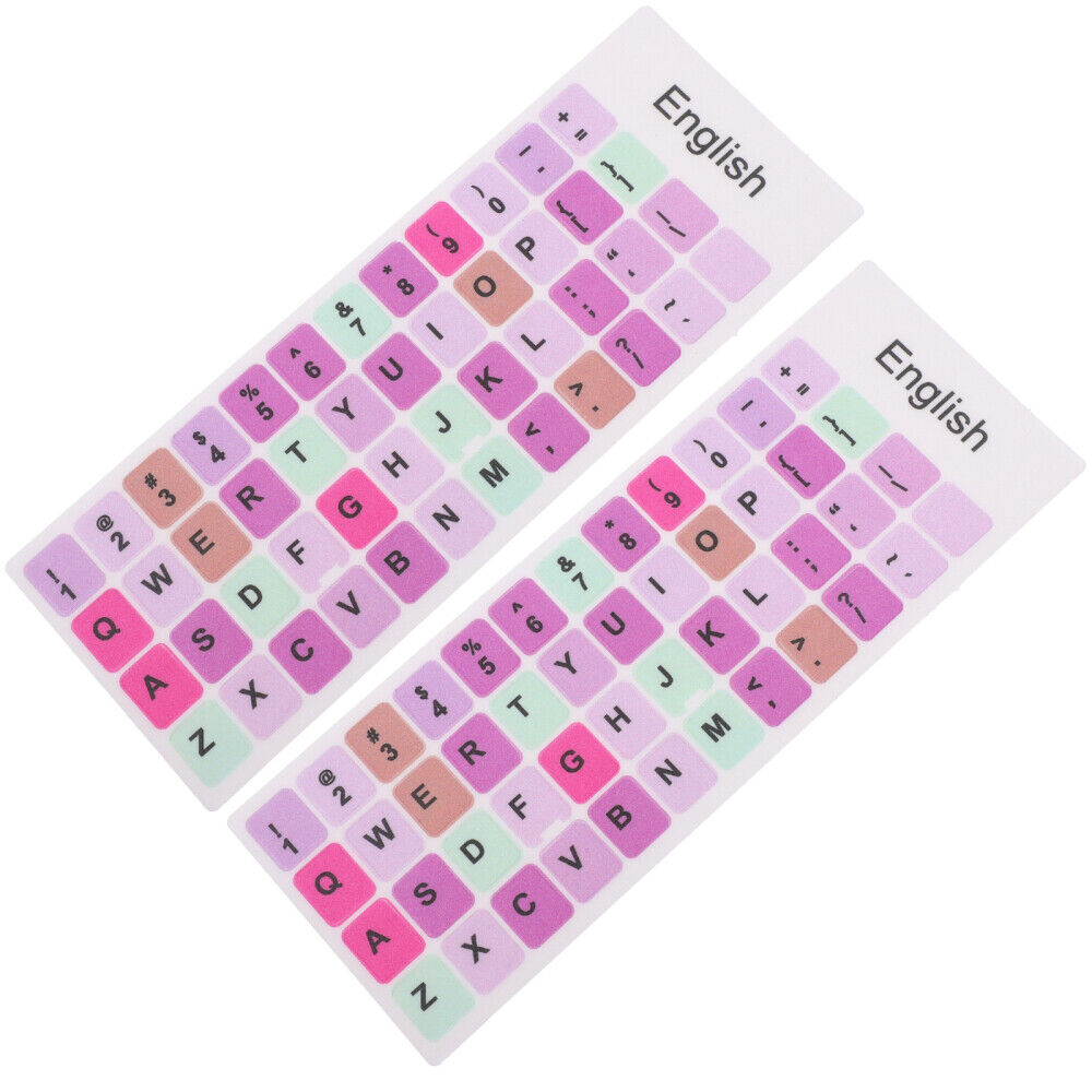 Universal English Keyboard Stickers - Easy Installation, Improved Typing