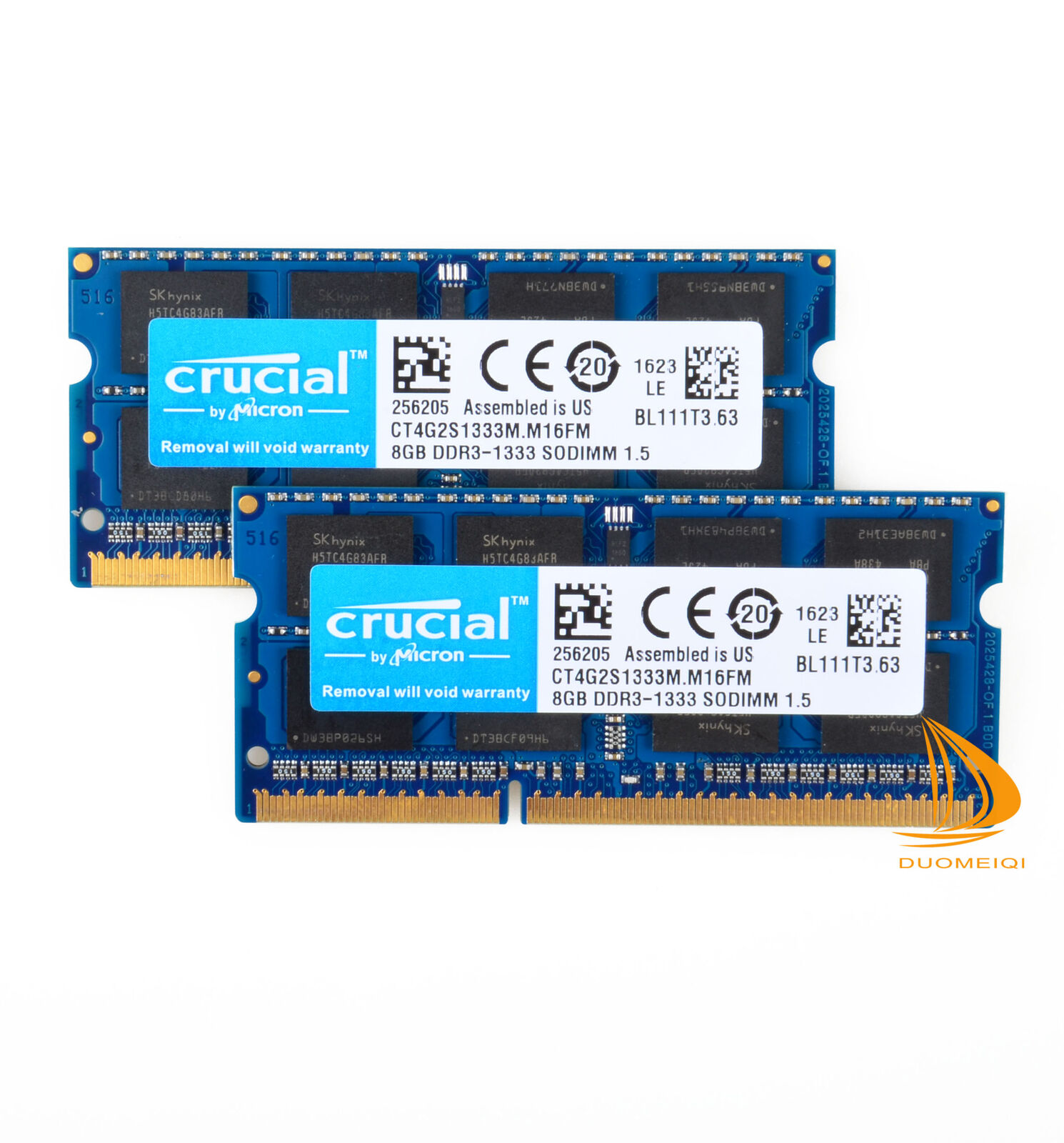 Crucial 16GB 2x8GB PC3-10600 RAM For MacBook Pro 13''/15''/17''Early/Late 2011