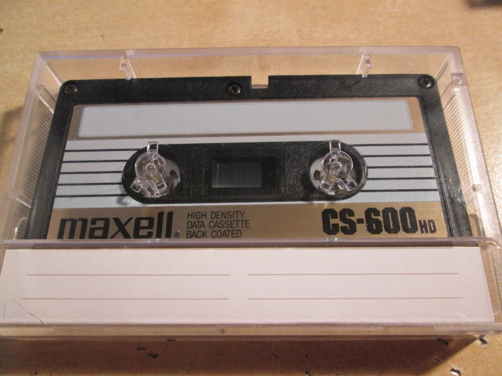 RARE VINTAGE MAXELL CS-600HD  Data  Cassette Tape   Japan