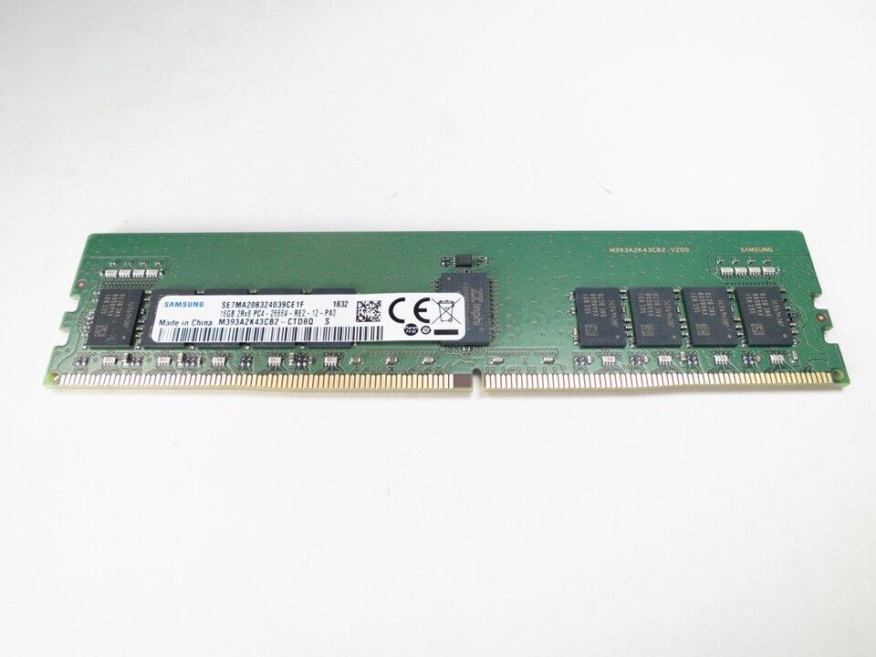 M393A2K43CB2-CTD SAMSUNG 16GB DDR4 2666 ECC REG 2Rx8  PC4-21300 SERVER MODULE
