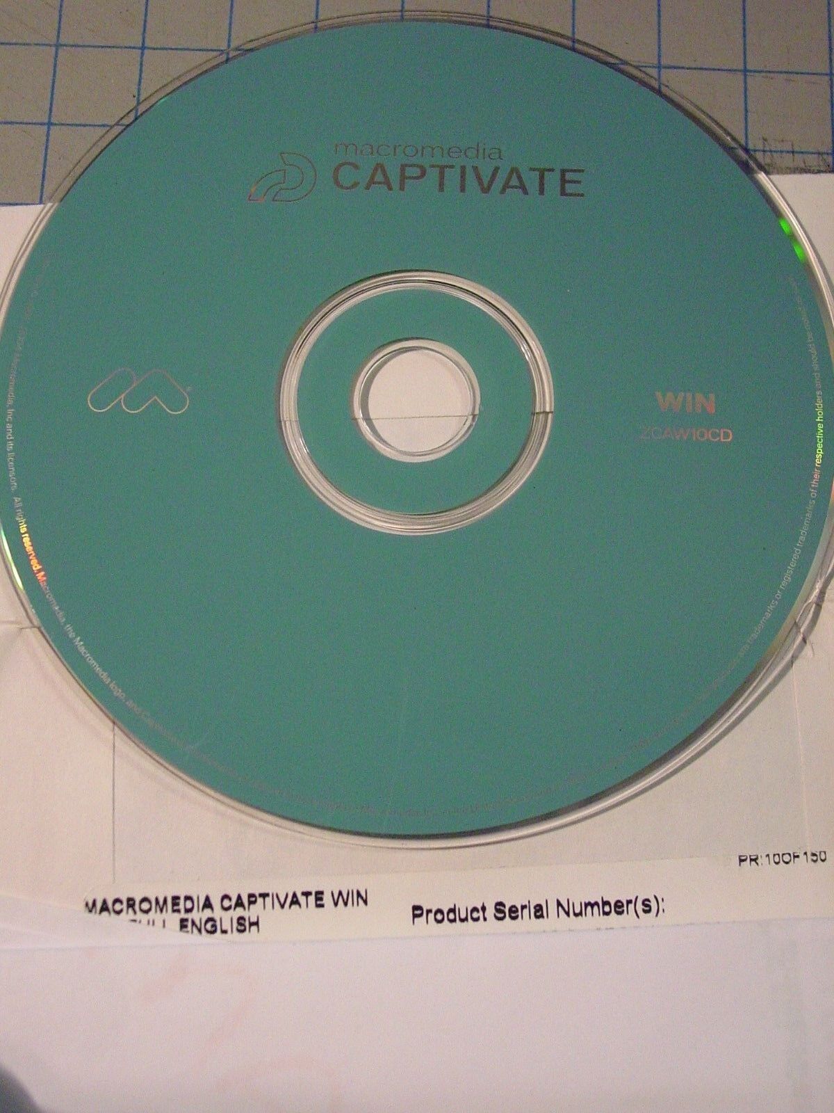 Macromedia Captivate for Windows with Product Serial Number