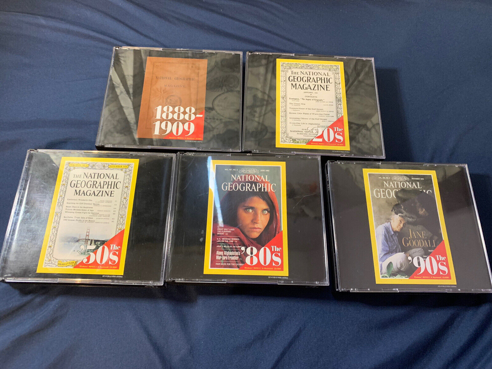 Lot of National Geographic CD’s 1888-1909 20’s 50’s 80’s 90’s