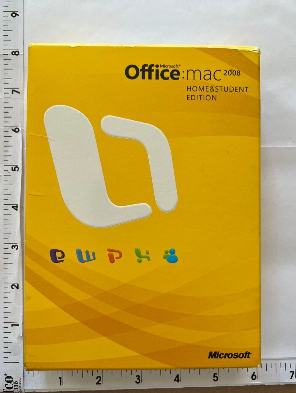 MICROSOFT OFFICE MAC 2008 HOME & STUDENT EDITION WITH 3 PRODUCT KEYS