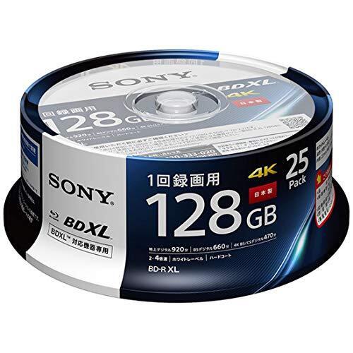 SONY Blu-ray Disc 25packs BD-R XL 128GB for Video1-4x 25BNR4VAPP4 F/S Express