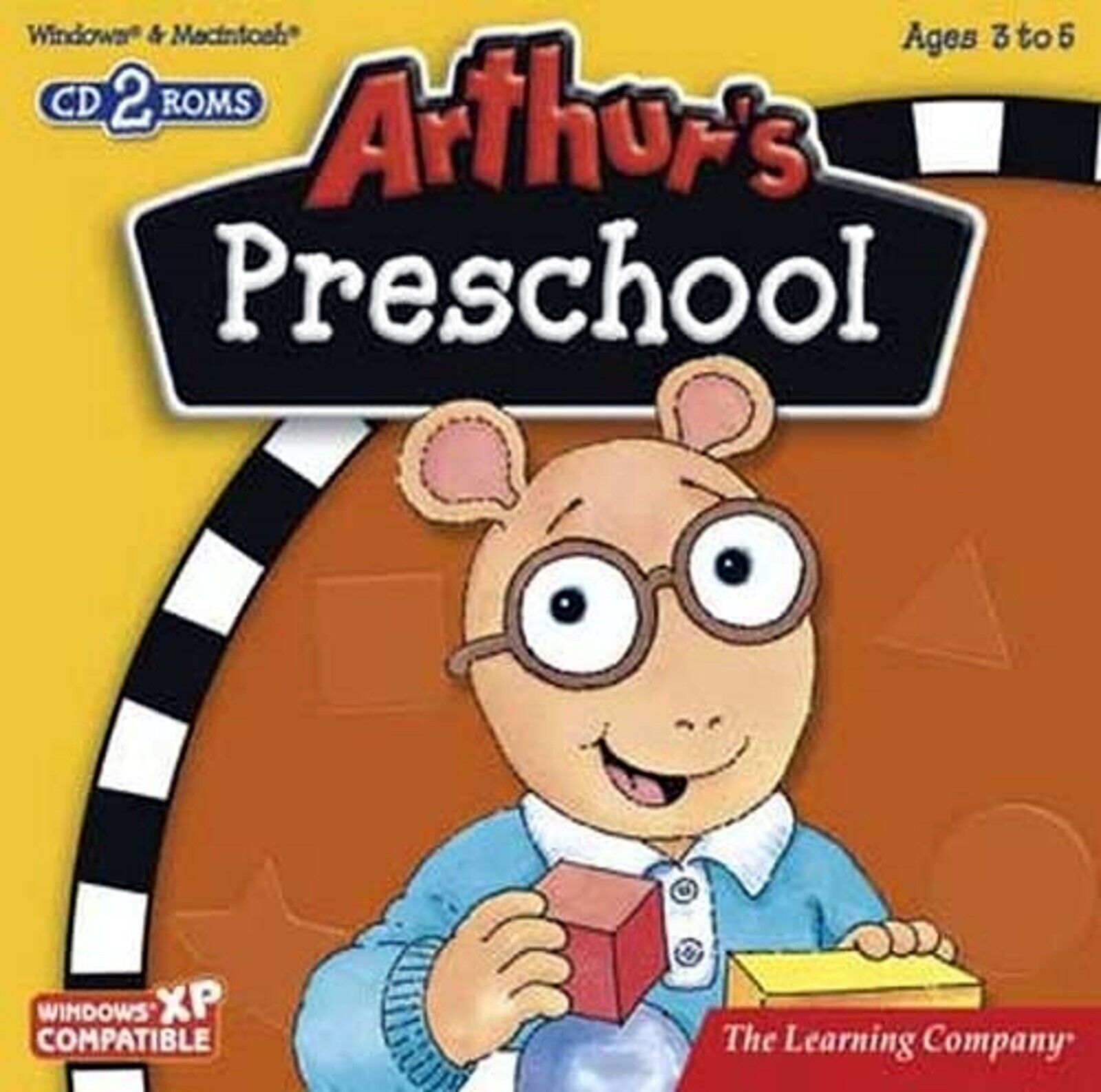 Arthur's Preschool (2 Disc Set) Ages 3-5 The Learning Company New Sealed