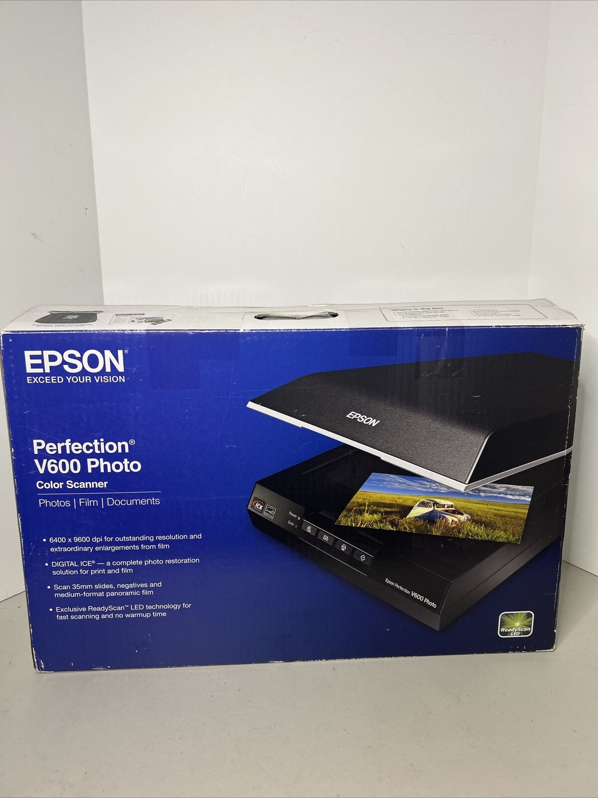 Epson Perfection V600 Color Photo, Image, Film, Negative & Document Scanner NEW