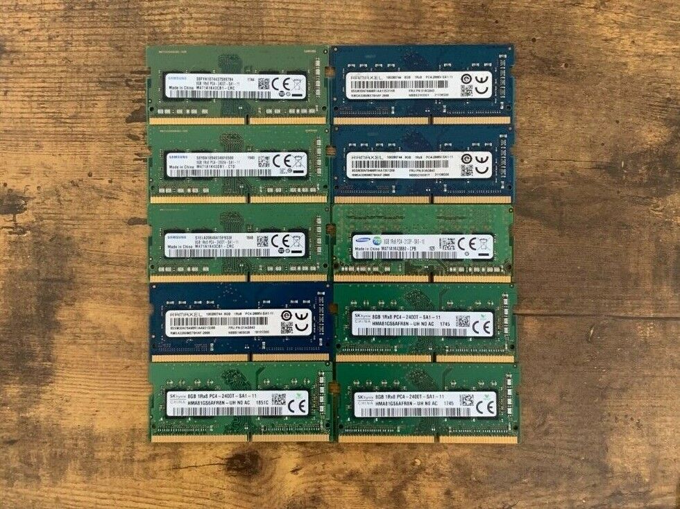 [ BULK LOT OF 20 ] 4GB DDR4 Laptop RAM SAMSUNG, HYNIX etc.