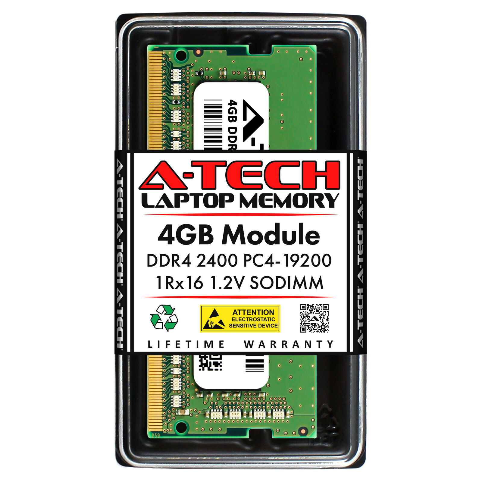 Samsung M471A5244BB0-CRC A-Tech Equivalent 4GB DDR4 2400 19200 Laptop Memory RAM