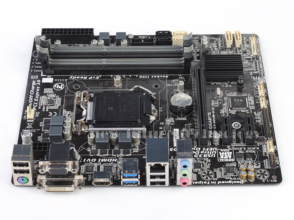 GIGABYTE GA-B85M-D3V PLUS LGA 1150 DDR3 SATA Intel B85 Micro ATX Motherboard
