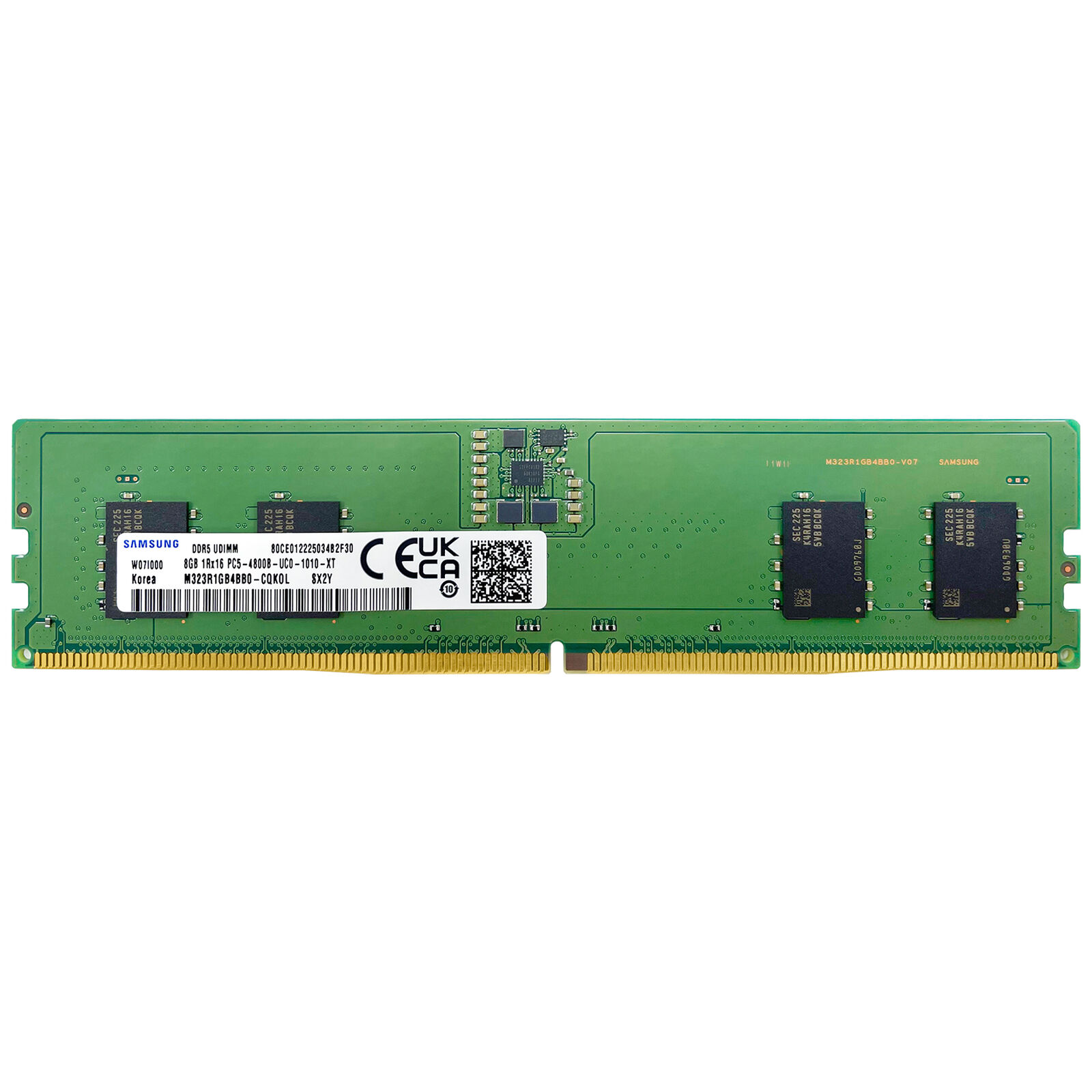 Samsung 8GB PC5-38400 DDR5 4800 MHz DIMM Desktop Memory RAM (M323R1GB4BB0-CQK)