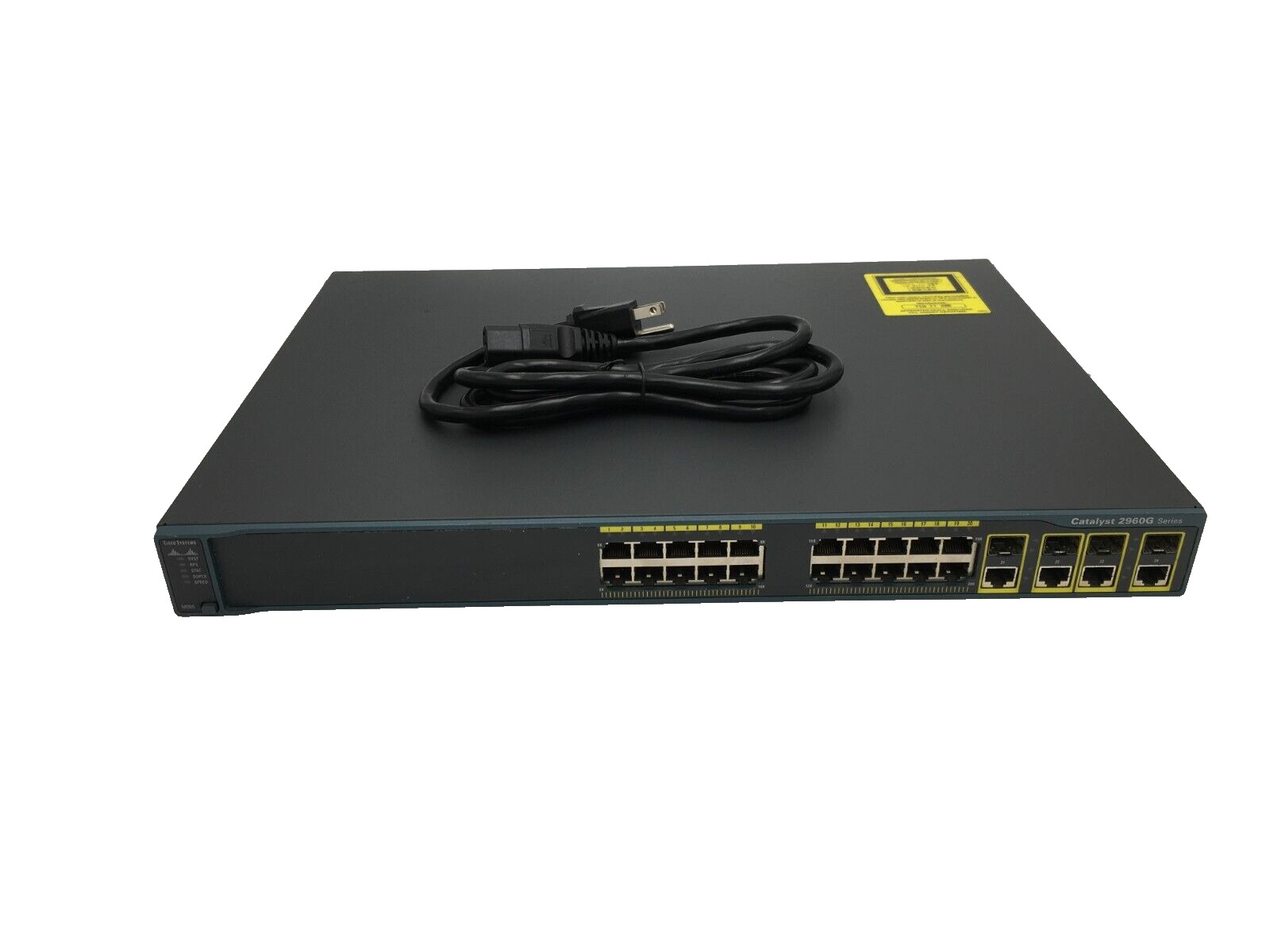 QTY Cisco WS-C2960G-24TC-L Catalyst 2960G 24x10/100/1000 4xGE/SFP Uplinks Switch