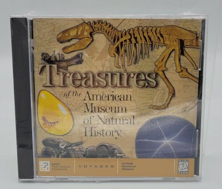 Treasures of the American Museum Of Natural History CD ROM Voyager Brand New